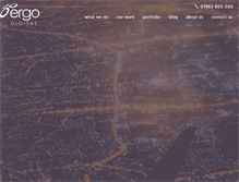 Tablet Screenshot of ergodigital.com